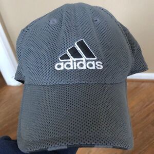 Kids Adidas boys size large fitted gray Adidas hat